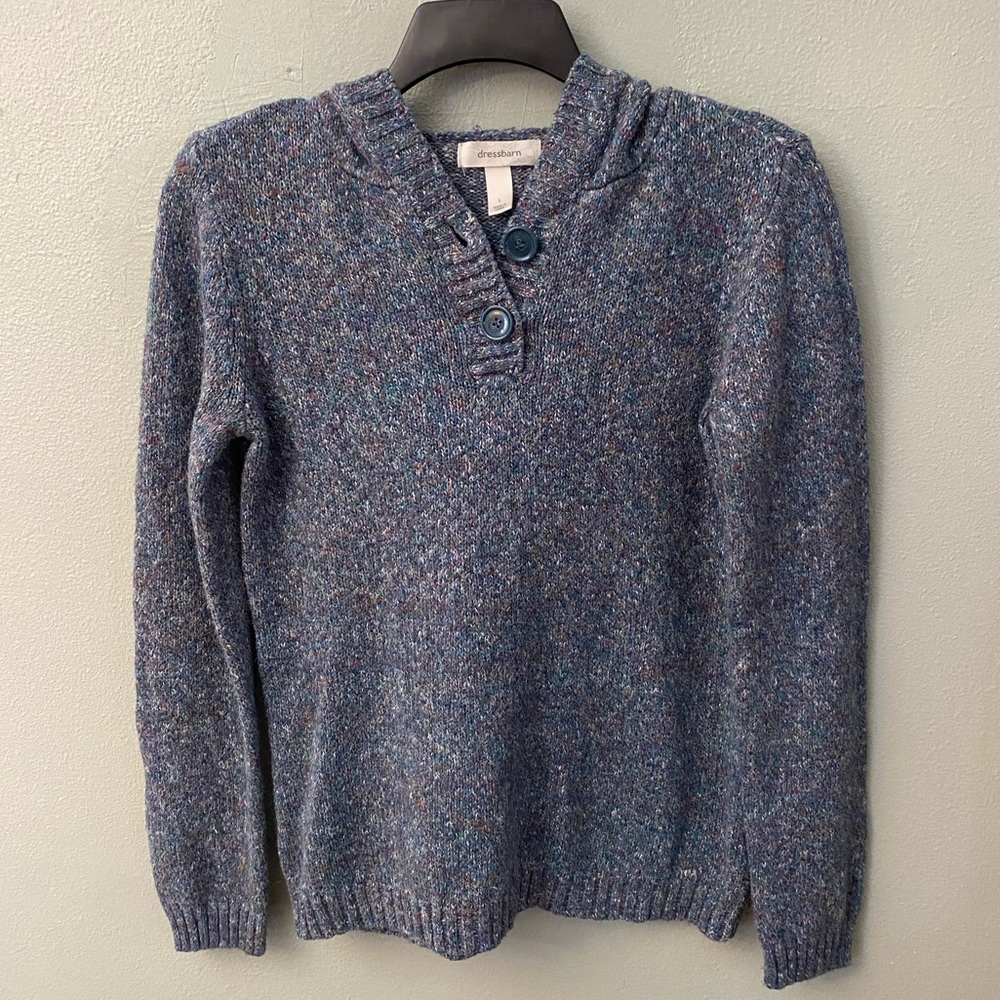 Knit Pullover Hoodie - Picture 3 of 3